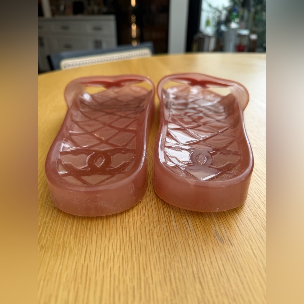 Authentic Chanel Jelly Slide Sandals – Rare Color Size 40 - Picture 9 of 9